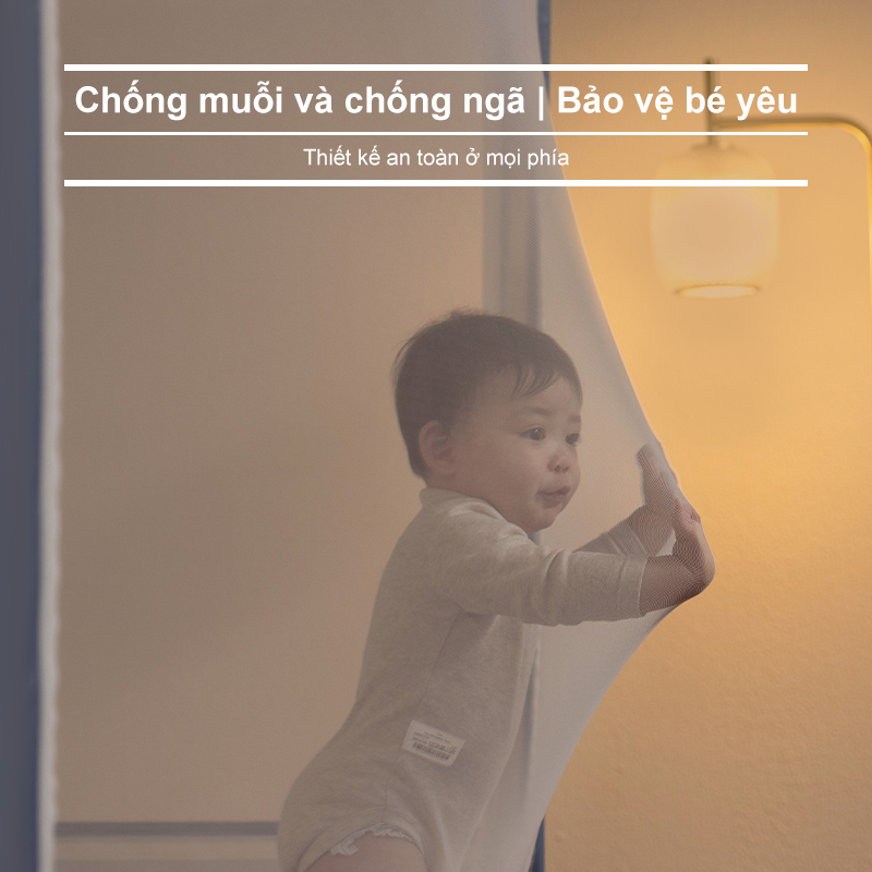 [CHUYÊN DỤNG] Mùng Chống Ngã Medoga - Mùng Khung Vuông | Chống Muỗi | Chắn Giường | Chống Ngã Giường | Không Khoan Tường | BigBuy360 - bigbuy360.vn