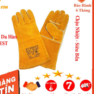 Găng tay hàn Everest EW14 Bao tay hàn da lộn, chống cháy, chịu nhiệt/tia lửa văng bắn, lớp lót chống hầm bí