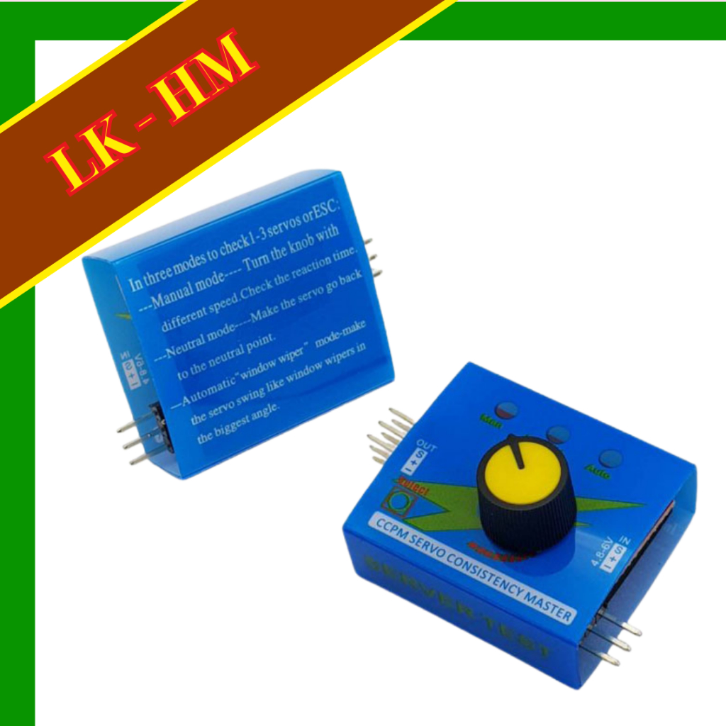 Mạch test động cơ RC Servo - Mạch điều khiển động cơ Servo