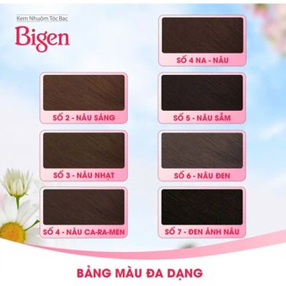 KENI IGOOD - Thuốc nhuộm tóc phủ bạc Bigen Nhật Bản (loại thường và loại Speedy Color Milky)