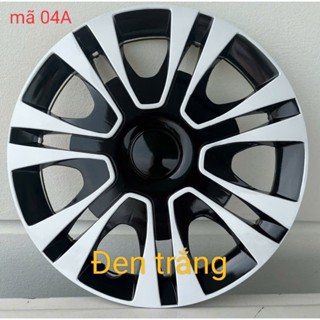 Bộ 4 ốp mâm [ LAZANG ] R12 - R13 - R14 - R15, ốp chụp mâm vành bánh xe ô tô cỡ lốp 12, 13, 14, 15 chụp mâm kèm logo