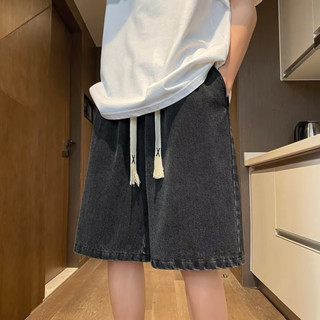  Quần short jean nam nữ basic,sooc bò quần bò đùi ống rộng unisex 