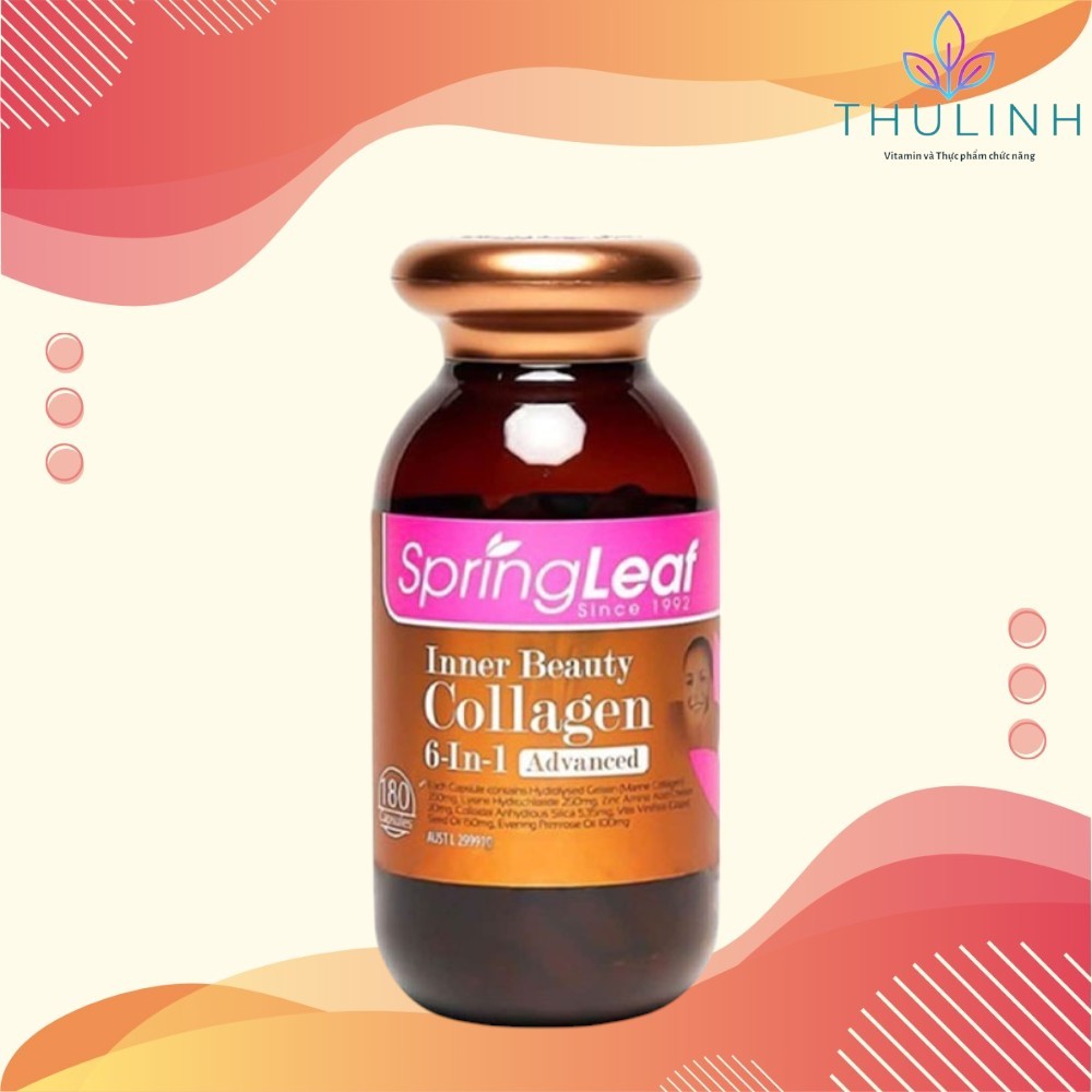 Collagen SpringLeaf 6 trong 1 - Spring Leaf Inner Beauty Collagen 6 in 1 Advanced - Xuất xứ Úc