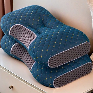 Gối công thái học NTB Decor 48x74cm chống đau mỏi cổ vai gáy thiết kế nằm ngửa và nằm nghiêng