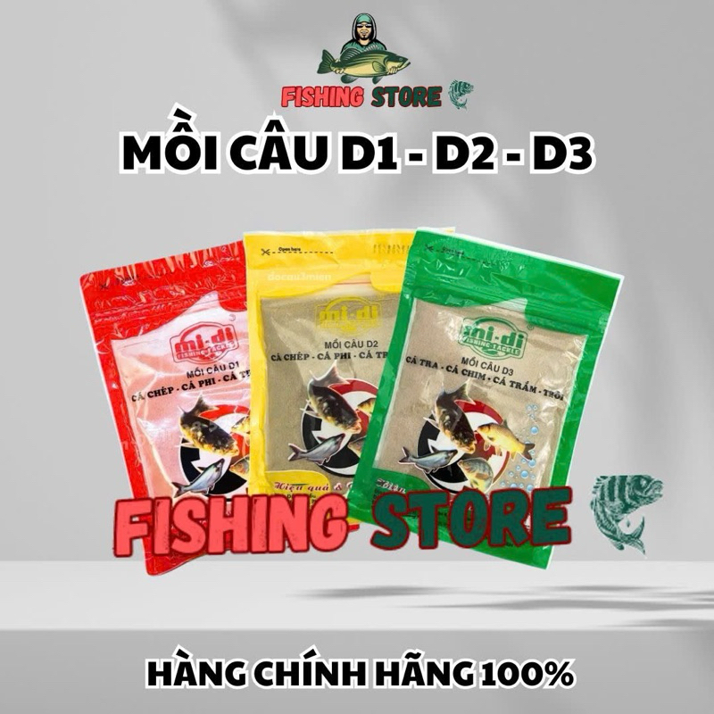 Mồi câu D1 D2 D3
