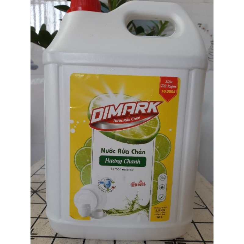 Nước rửa chén Dimark hương chanh 9,5kg