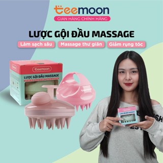 Lược Gội Đầu Massage Tóc Teemoon -  Silicon mềm, làm sạch gàu, giúp lưu thông máu