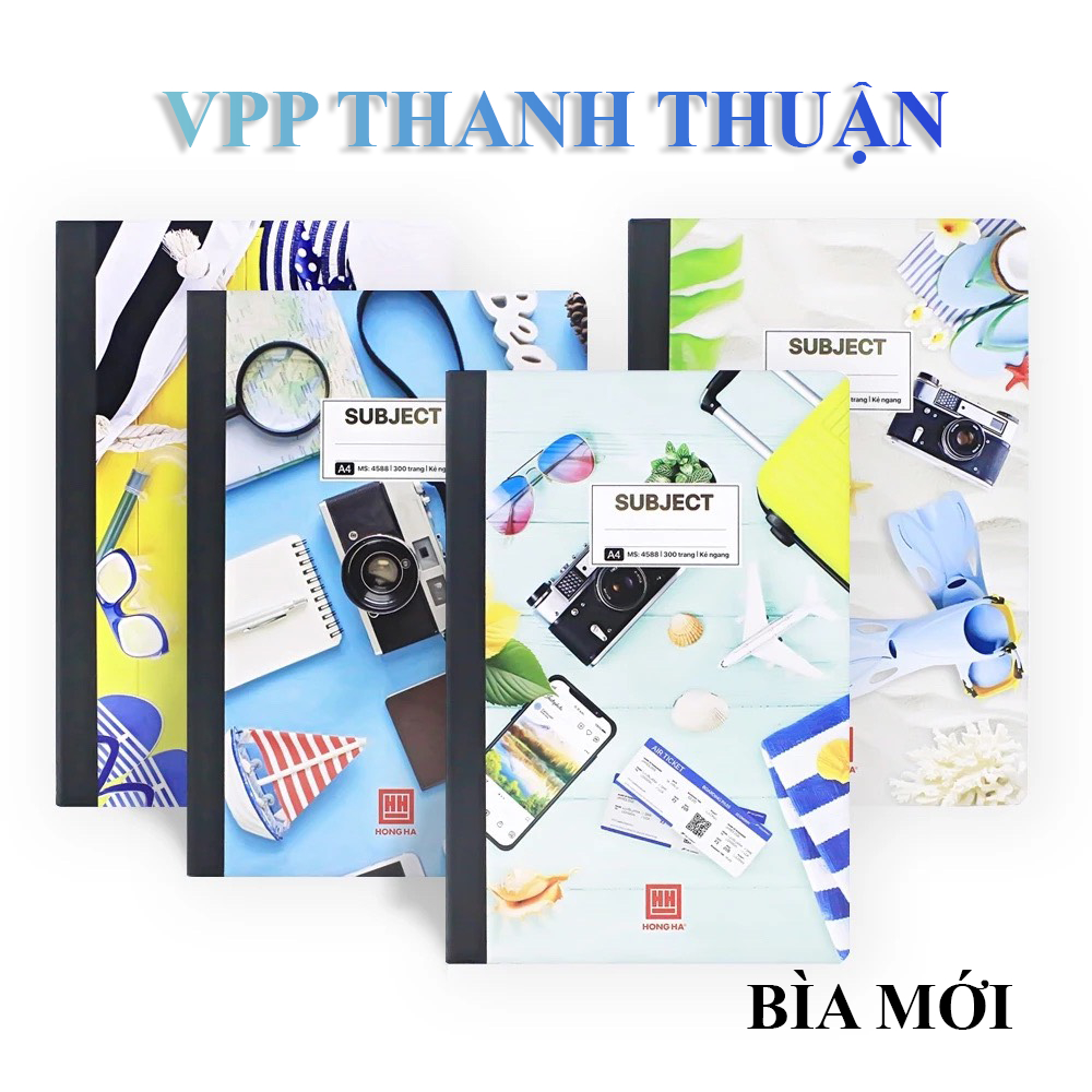 Sổ bìa bồi Subject A4- 300 trang (4588)