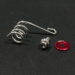 Pát lò xo kẹp dây dầu + ốc salaya long đền đỏ kitaco - inox 304