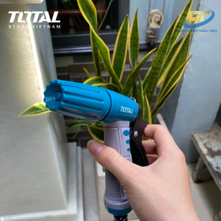 Vòi xịt rửa xe, vòi xịt tưới cây TOTAL THWS010301 chỉnh 8 tia nước, thân nhựa tay cầm thoải mái