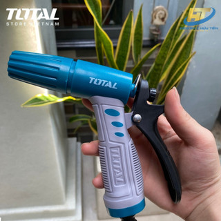 Vòi xịt rửa xe, vòi xịt tưới cây TOTAL THWS010301 chỉnh 8 tia nước, thân nhựa tay cầm thoải mái