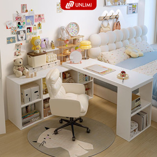 Bàn làm việc, Bàn học hiện đại kết hợp tủ sách thông minh, tiết kiệm diện tích thương hiệu UNLIMI - UM131 / UP368