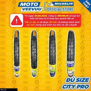 [MTVV] Vỏ lốp xe máy MICHELIN City Pro xài ruột 50 60 70 80 90 100 17 TT<END>