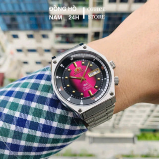 (Máy Cơ) Đồng Hồ Nam Orient SK Mặt Lửa Huyền Thoại Size 42mm Máy Nhật Dây Thép Đúc Đặc Chống Nước