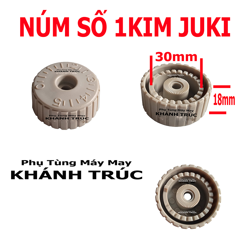 Núm số dày máy may (khâu) công nghiệp 1kim JUKI