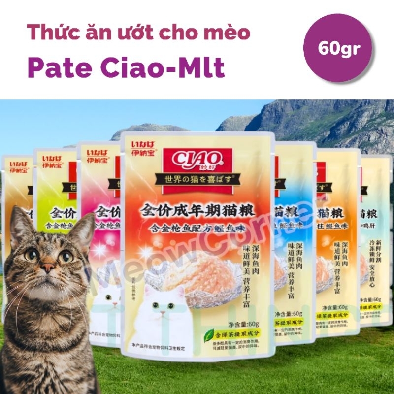 Pate Ciao cho mèo 60gr Sỉ SLL