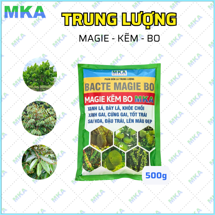Trung lượng Magie Kẽm Bo Mekongagri xanh lá tăng cường quang hợp - 500g