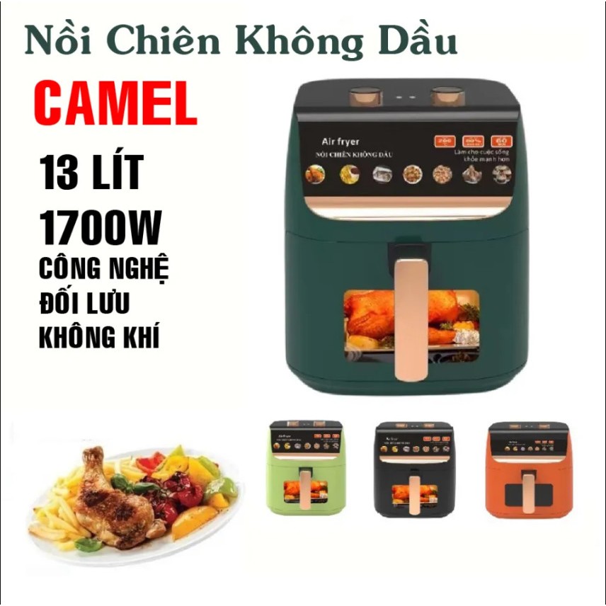 Nồi chiên không dầu CAMEL 12L-13L-15L nội địa trung