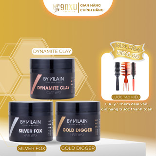 Sáp Vuốt Tóc By Vilain Gold Digger , Silver Fox , Dynamite Clay , Sidekick Zero , giữ nếp tóc , tạo kiểu tóc