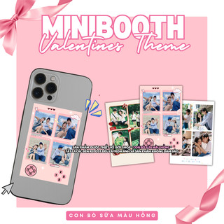 [ In ảnh Minibooth ] - In ảnh mini bỏ ốp lưng điện thoại chất lượng cao theo yêu cầu  "Valentines  Theme"