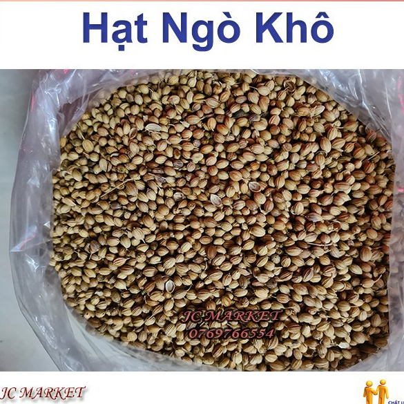 Hạt mùi, hạt ngò khô, ngò rí (nấu sâm, nấu phở)