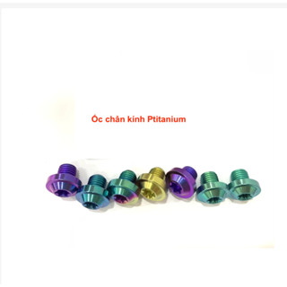 Ốc chân kiếng Titan Gr5 đầu Dù 10li10 , ốc chân gương gắn xe