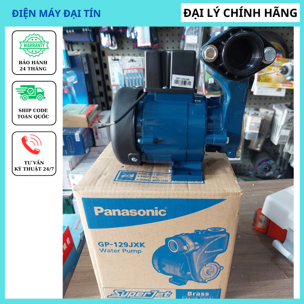 [Chính hãng] Máy bơm nước đẩy cao Panasonic GP-129 JXK
