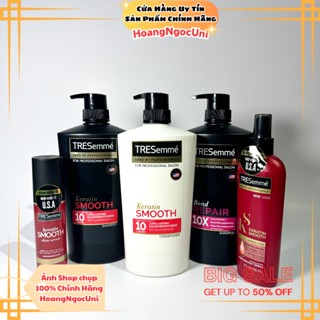  Dầu gội đầu Tresemmé dầu xả Tresemmé Rebond & Keratin Smooth chai vòi 850g chính hãng chuẩn Salon 