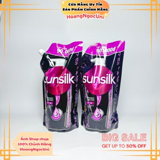 Dầu gội đầu Sunsilk dạng túi 1kg đen óng mượt rạng ngời chính hãng Unilever giúp tiết kiệm gấp ba lần freeship 1k