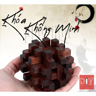 Khóa gỗ Khổng Minh - Khóa Lỗ Ban thách thức trí thông minh