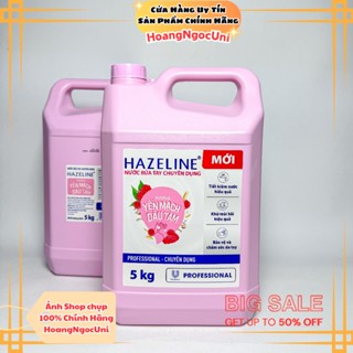  Nước rửa tay Hazeline 5kg yến mạch dâu tằm chính hãng Unilever 