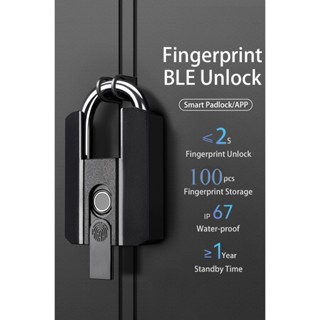 Ổ Khoá treo vân tay (mở khóa bằng vân tay, Bluetooth và chìa khoá)