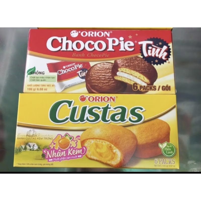 bánh Choco pie hộp 6 gói 198g