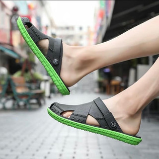HOT HÈ 2025 Giày Sandal Cao Su Nhiệt Độ Việt Nam Nam Du Lịch Ngoài Trời Chống Trơn Trượt