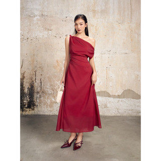 Ceci Cela - Đầm xoắn vai Asym Dress