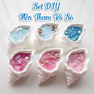 SET DIY Nến Thơm Vỏ Sò Siêu Xinh Tự Tay Làm - Quà Tặng Nến Thơm Tự Làm