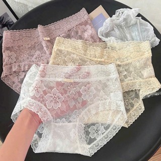  Q600_Sét 10 quần lót Ren hoa Nữ  thiết kế cao cấp đáy kháng khuẩn ren mềm thoáng 