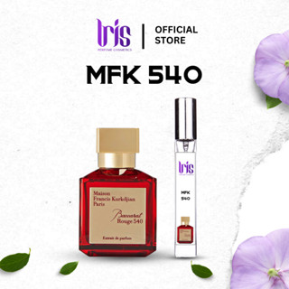 Nước Hoa Unisex hương MFK Baccarat Rouge 540 Sang trọng, Tinh tế, Cuốn hút ưu hương lâu chai chiết - Iris Perfume