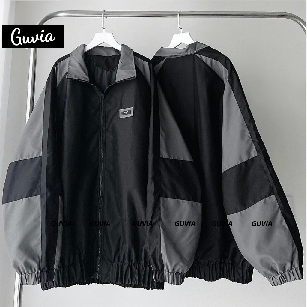 Áo Khoác Dù Form Rộng Lớp Nam Nữ Unisex Mặc Cặp, Áo Chống Nắng GUVIA AKD81