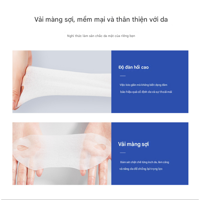 Mặt nạ nâng cơ MẶT HUNMUI -  Tăng độ đàn hồi, làm căng mịn da, cải thiện đường nét gương mặt