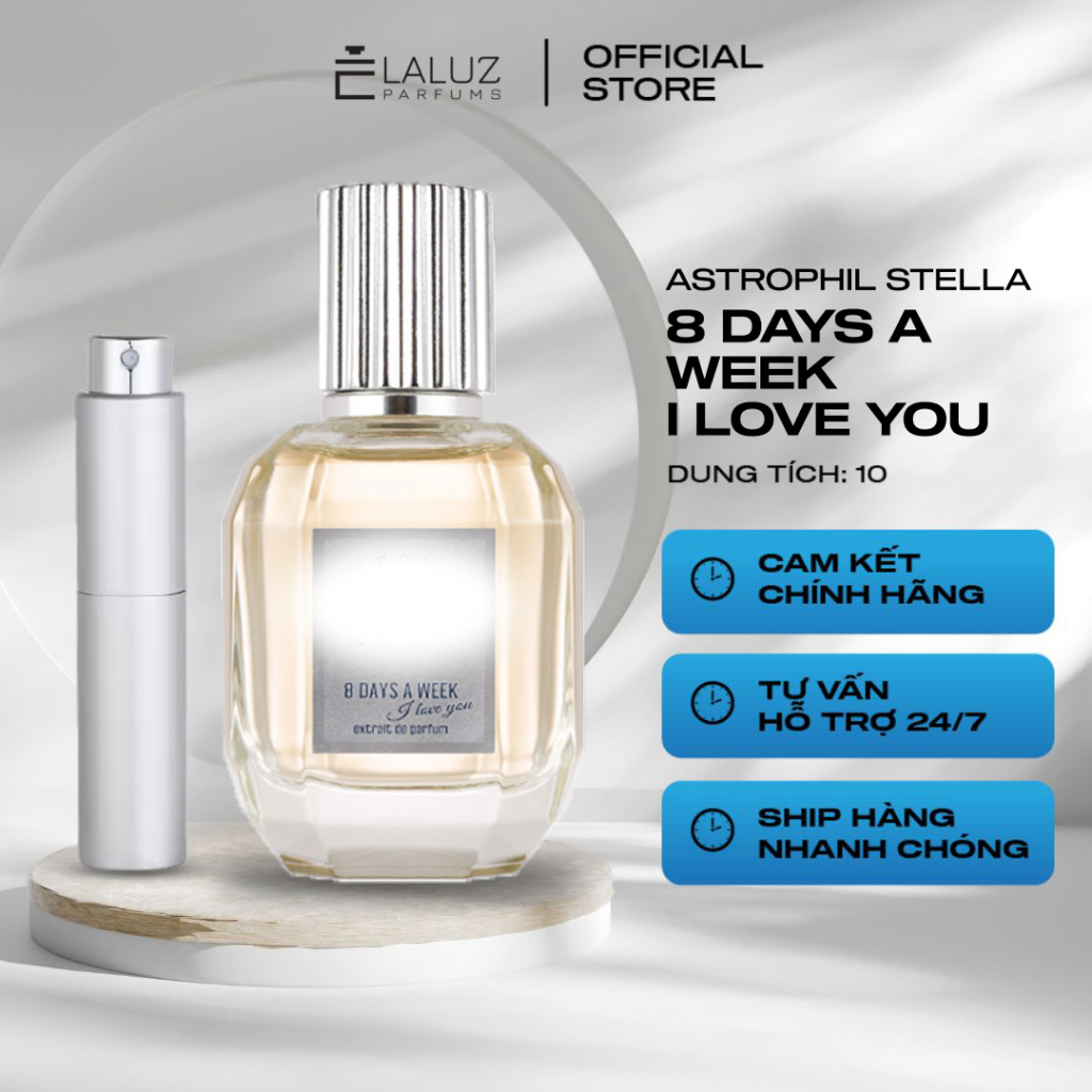 [LALUZ] Nước hoa 8 Days a Week: I Love You 10ml