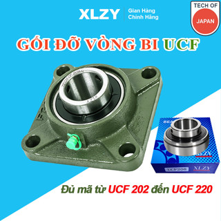 Gối đỡ vòng bi XLZY UCF202 UCF203 UCF204 UCF205 Gối đỡ bạc đạn gang đúc nguyên khối