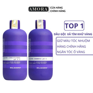 Dầu gội tím khử vàng Elgon Silver Colorcare Shampoo 10ML - 100ML - 300ML