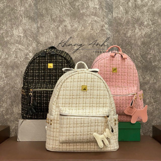  Balo Đi Học Kim Tuyến Họa Tiết Caro  Size 40 Hàng VN Cao Cấp Để Vừa Máy Tính 14,5inch 