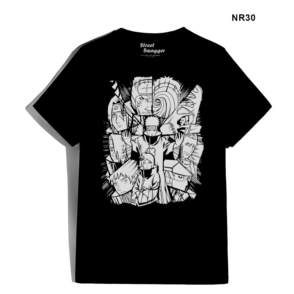 Street Swagger Brand Tổng hợp các mẫu áo thun trắng hoạt hình Naruto NR30