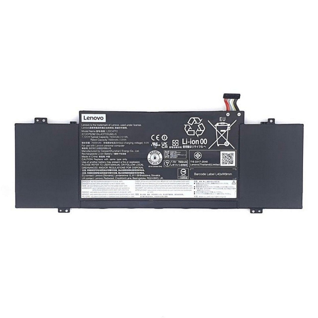 Pin laptop Lenovo Ideapad Yoga Slim 7 Carbon 14ACN6, Lenovo Ideapad Yoga Slim 7-14ACN6, L20D4PF2 L20