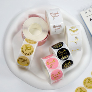 Cuộn 500 tem sticker dán nhãn Thank you