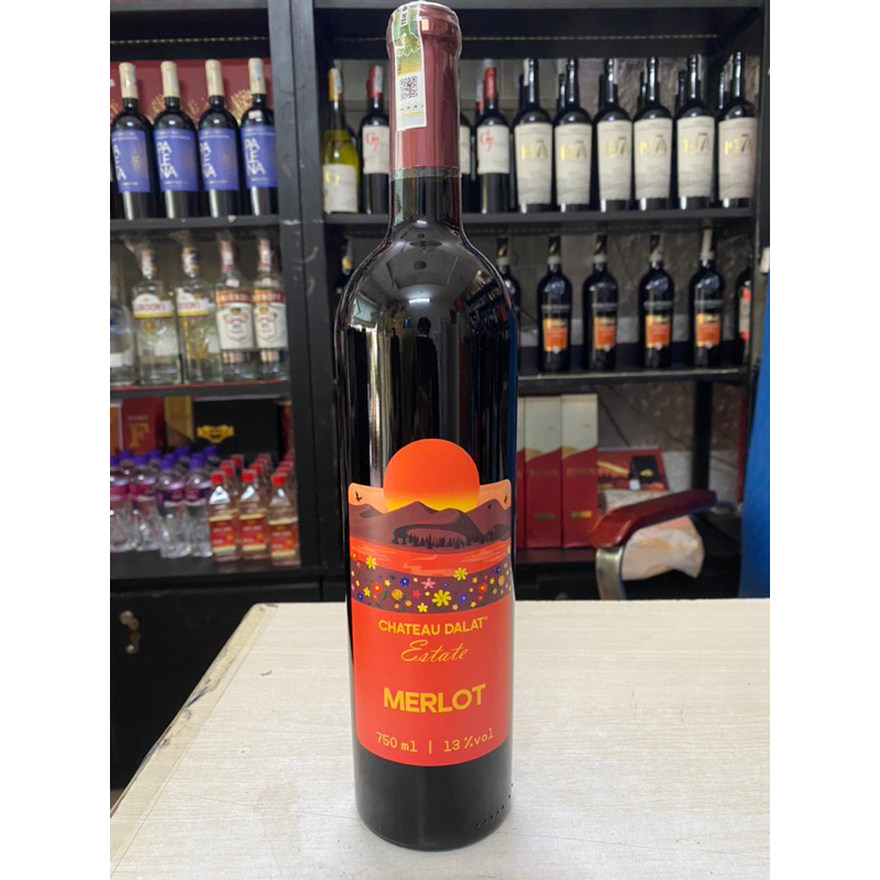 Vang Chateau Dalat ESTATE Merlot 13% 750ml
