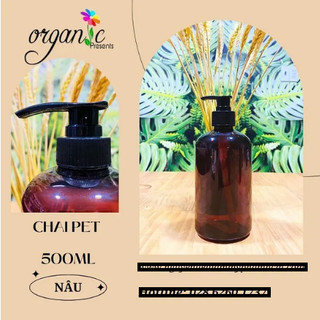 CHAI VÒI NHẤN 500 ML (NÂU)