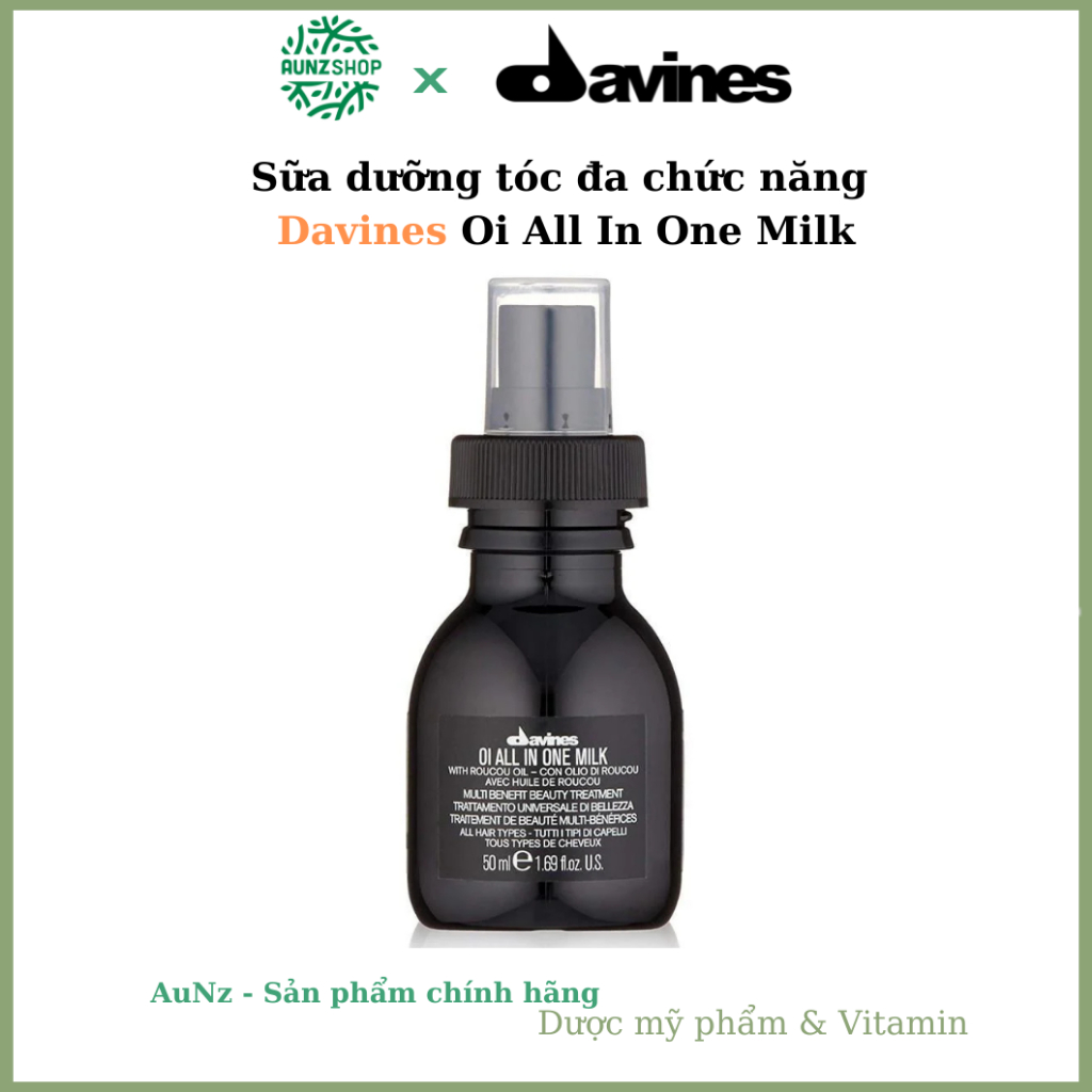 Sữa dưỡng tóc đa chức năng Davines Oi All In One Milk 50ml